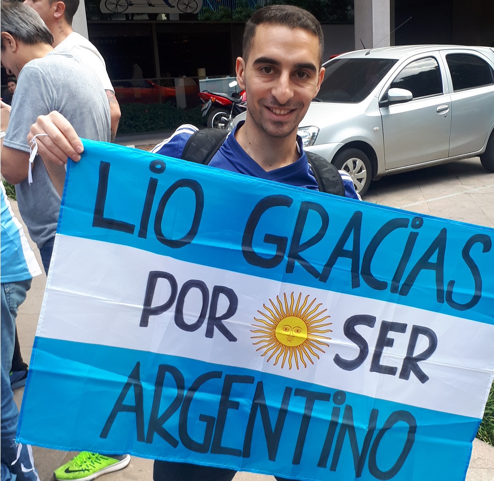 Banderazo Copa América Fede Jelic