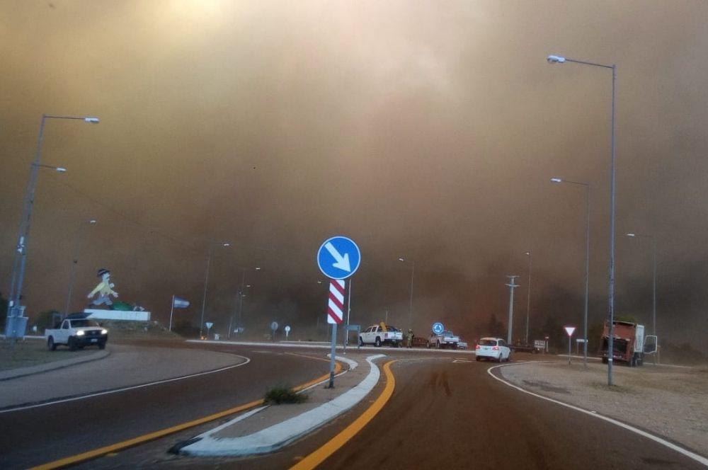 Rutas sierras humo incendios