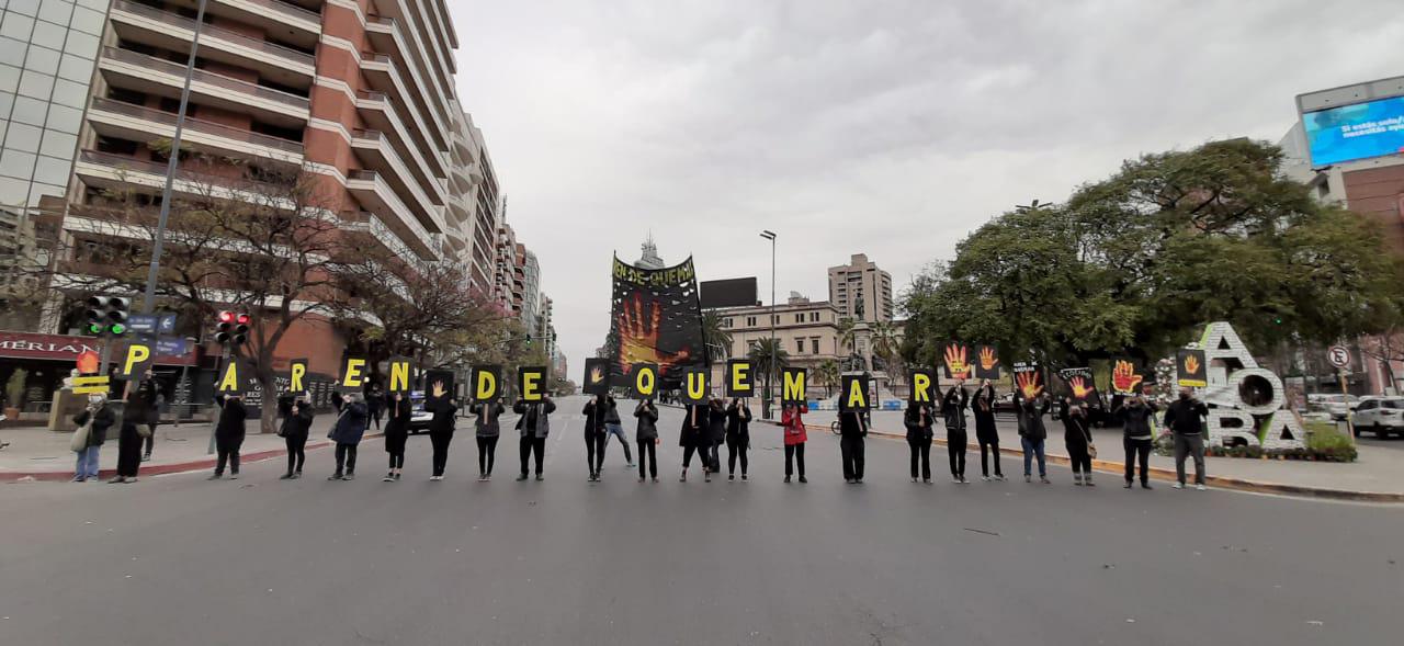 Marcha contra el ecocidio Paren de Quemar