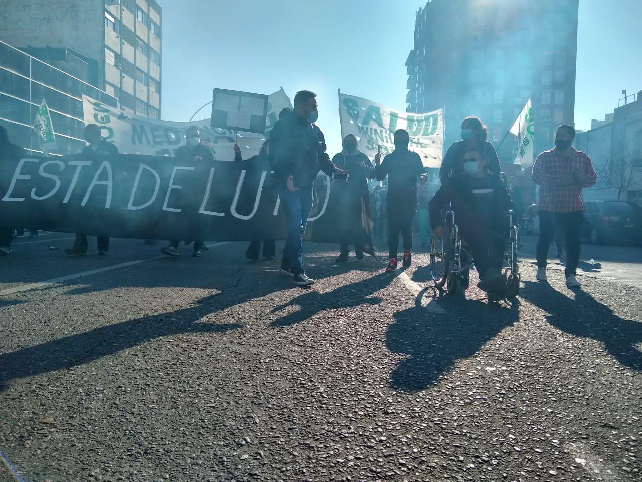 Protesta trabajadores de la salud suoem by LNM