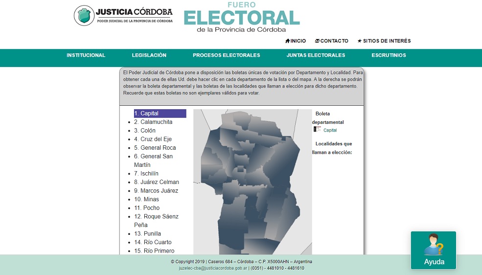 Sistema interactivo Justicia
