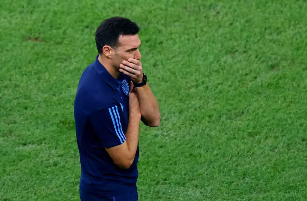 L Scaloni by NA Reuters