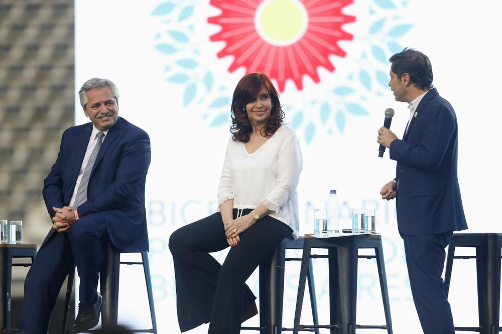 Alberto CFK y Axel