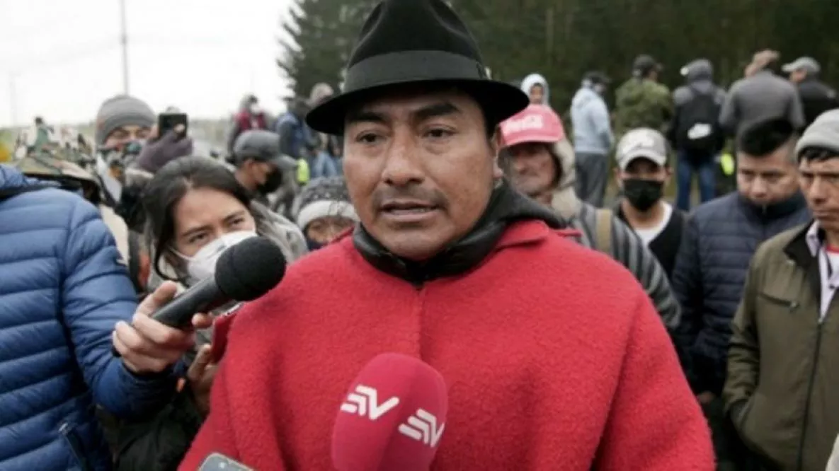 Lider indígena ecuatoriano by Télam