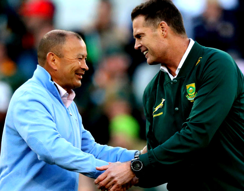 Eddie Jones vs Rassie Erasmus en final Mundial 2-11-2019