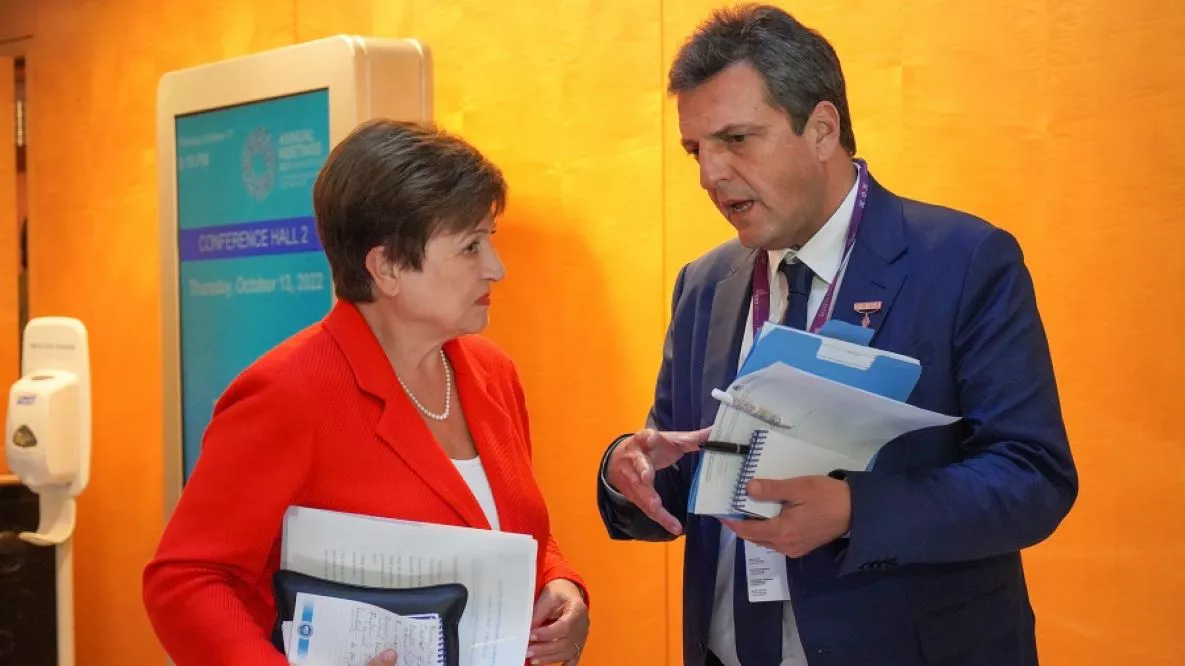 Massa y Georgieva by Télam