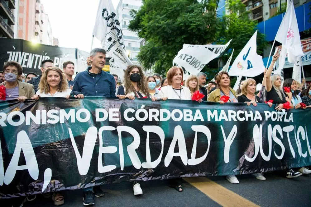 funcionarios del PJ en la marcha