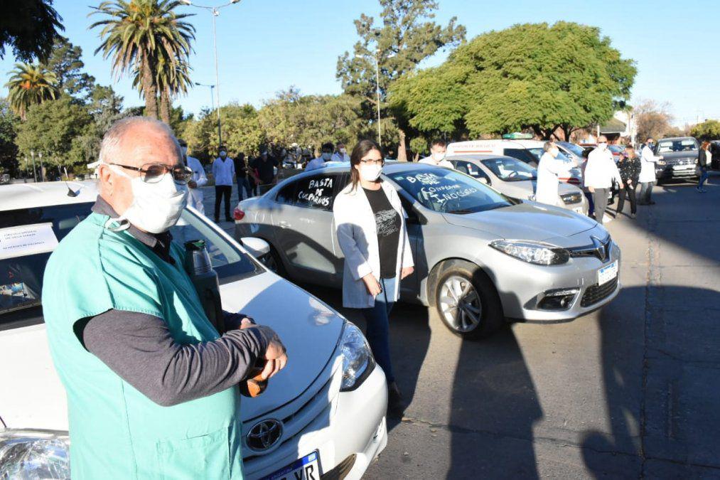 Protesta de médicos en Villa María Puntal Villa María Protesta de médicos en Villa María Puntal Villa María