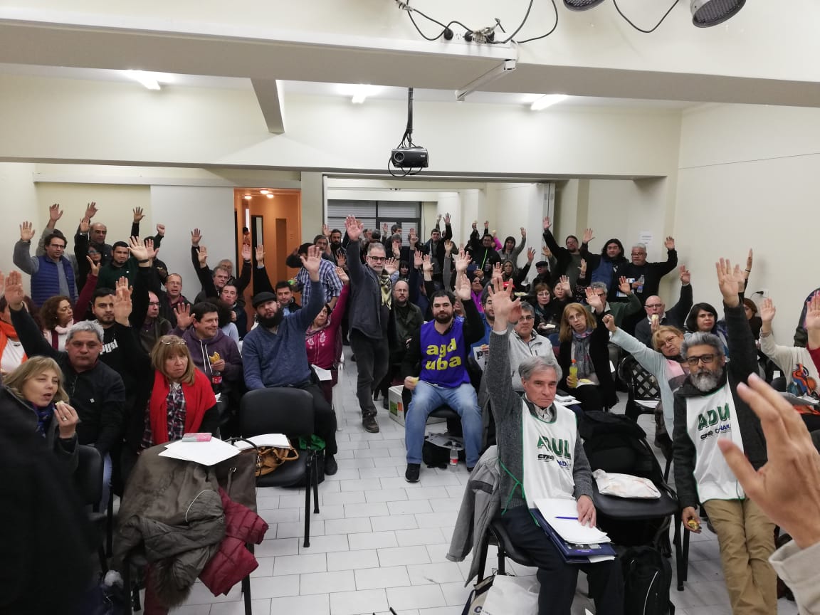 paro docente univrsitario foto conadu historica