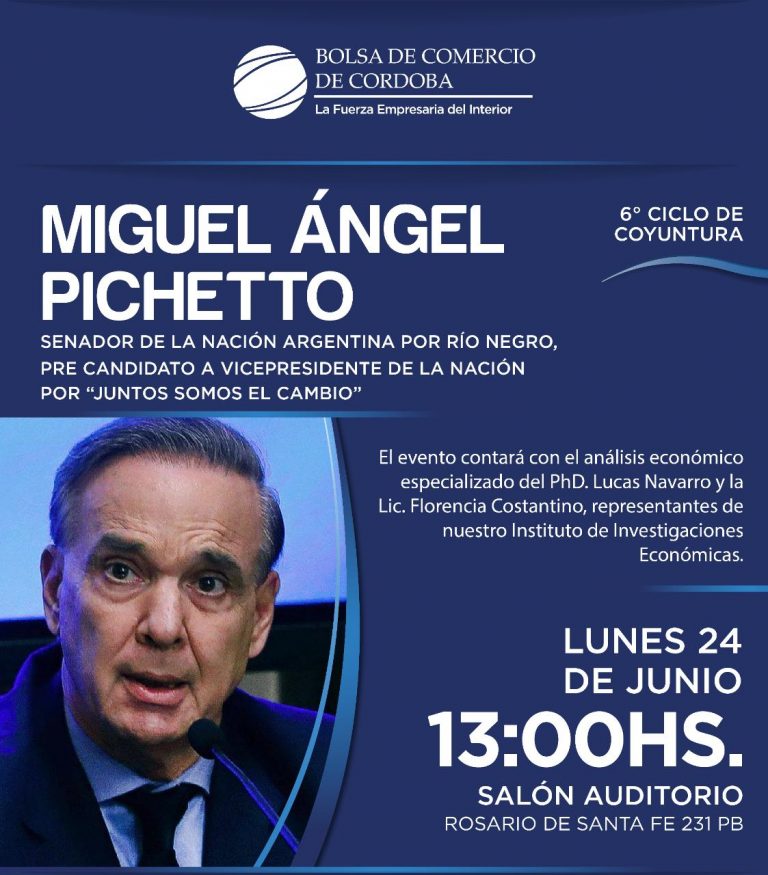 picheto en la bolsa de comercio cordoba flyer