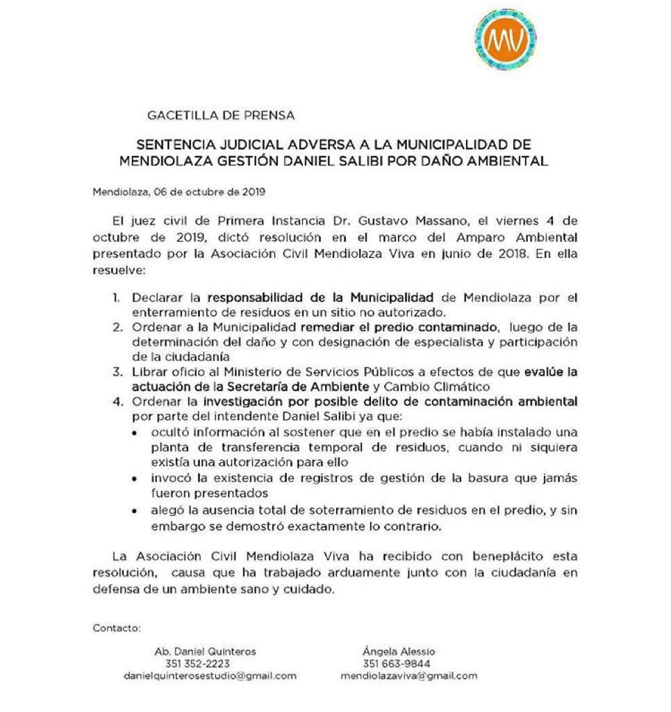 fallo mendiolaza 