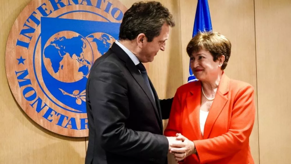 Massa y Georgieva by Télam