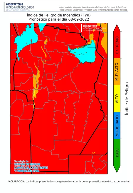 Mapa incendio