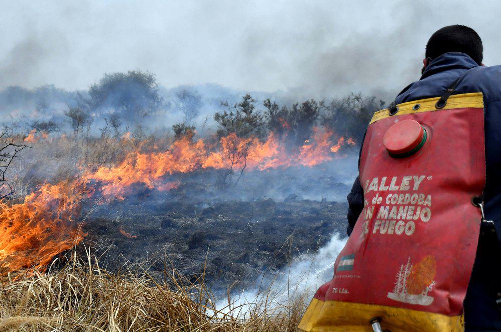 incendios en el norte provincial by Télam