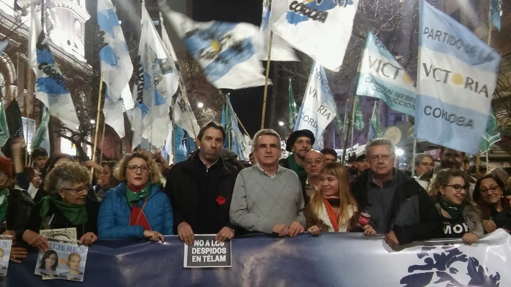 marcha contra las ffaa cba flor gordillo