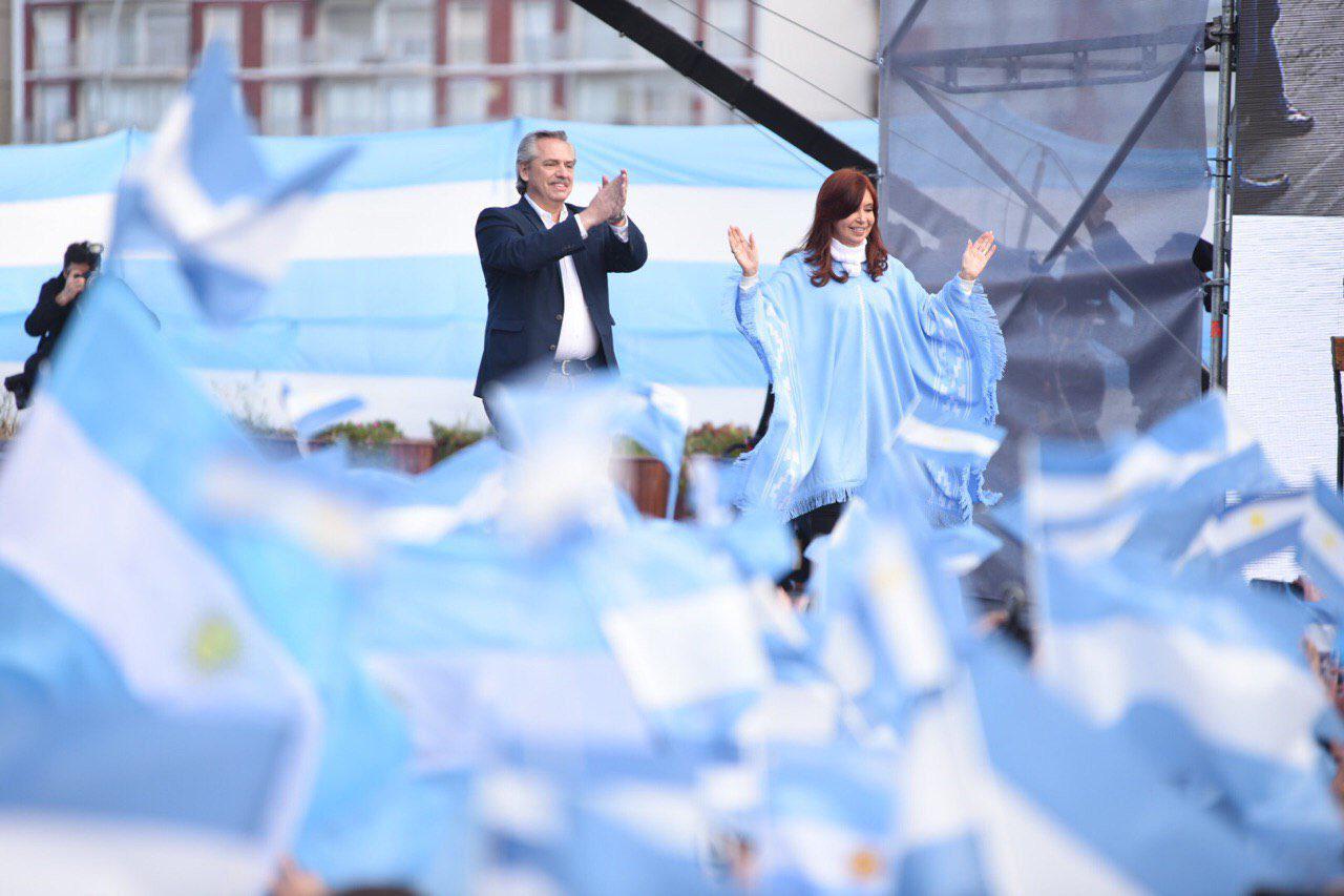 Alberto Fernández y Cristina fernández by @CFKArgentina