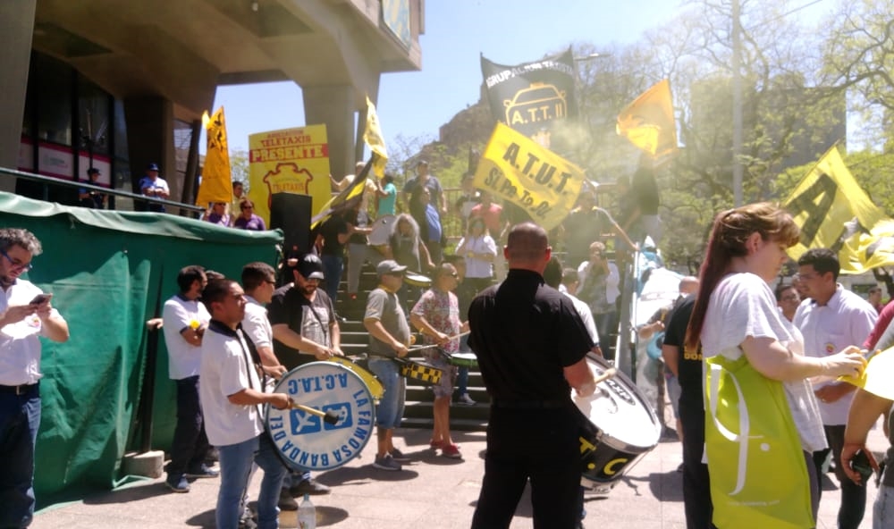 marcha de taxis 6