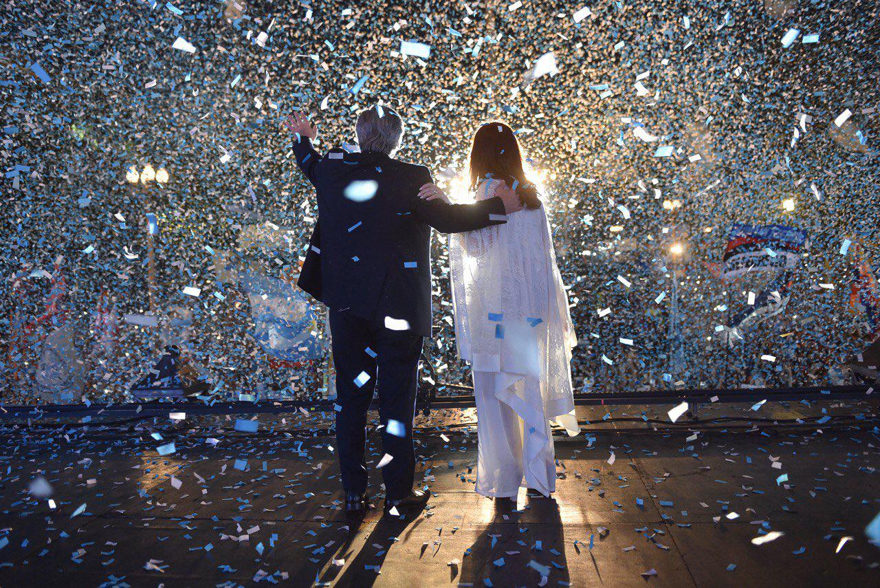 Alberto Fernández y Cristina fernández by @CFKArgentina
