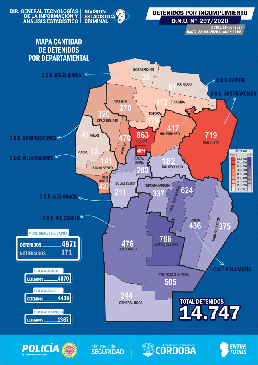 detenidos cuarentena día 34