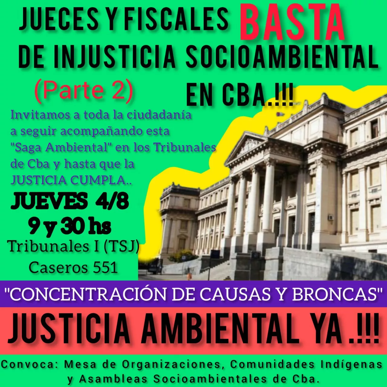 Reclamo Socioambiental en Tribunales FLYER