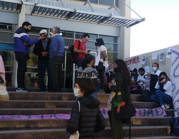 Caso Joaquín Paredes protesta en tribunales by gentileza