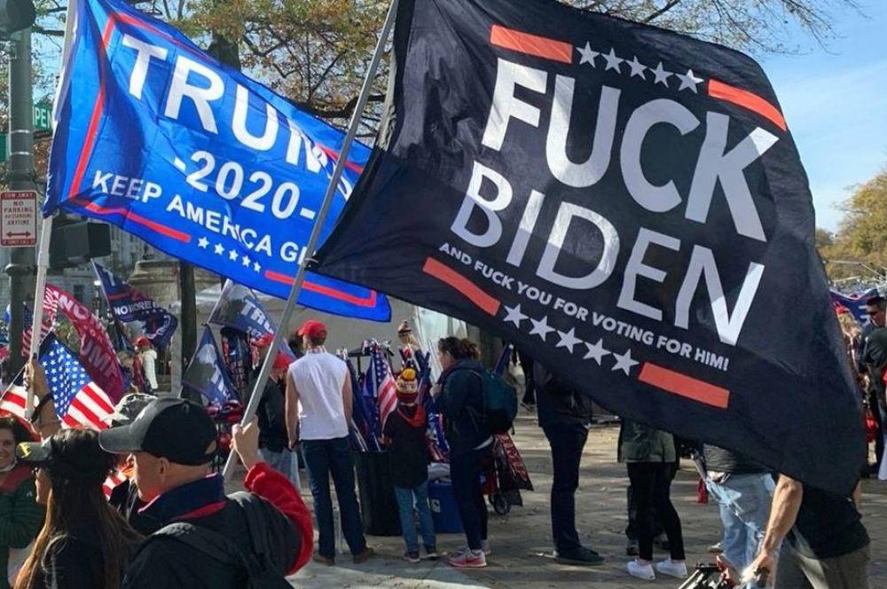 Marcha a favor de Trump