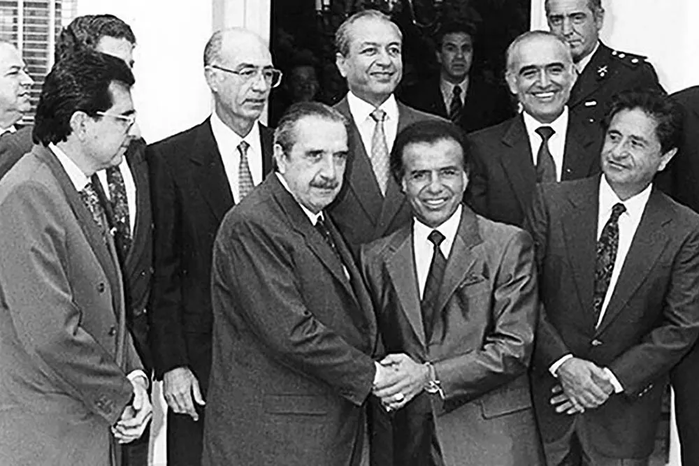 Reforma-constitucional-1994-Menem-Alfonsin-Duhalde