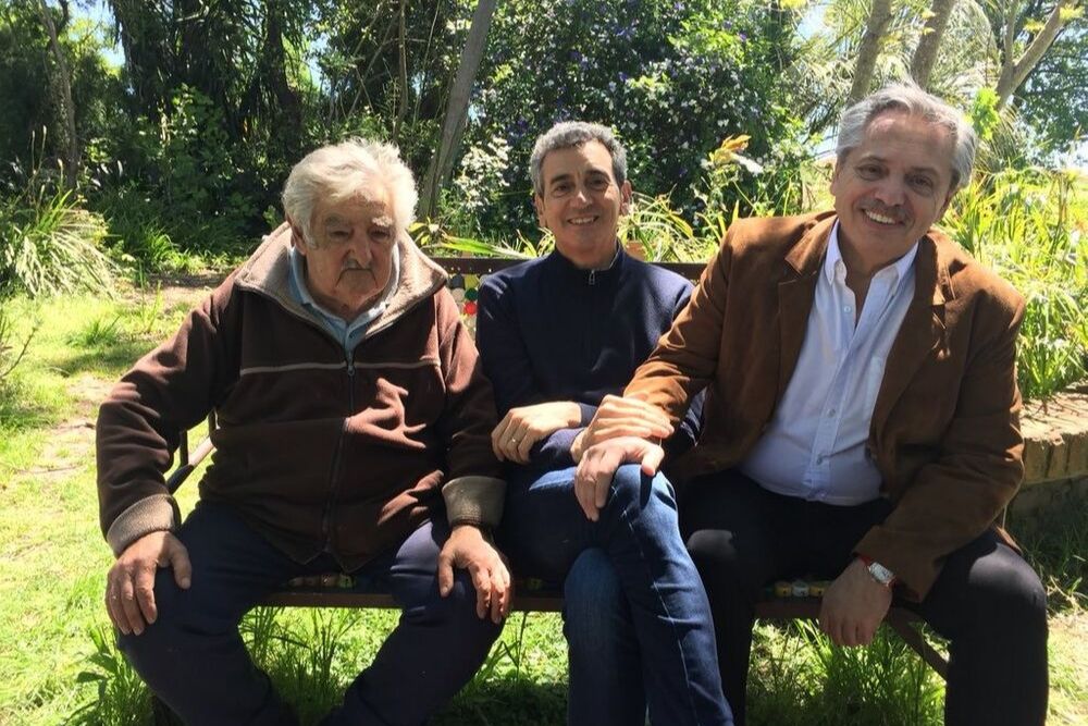 Pepe Mujica Randazzo y Alberto Fernández @Alferdez octubre 2017