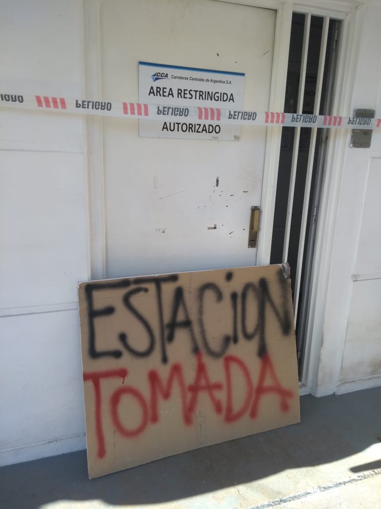estacion de peaje tomada en molinari