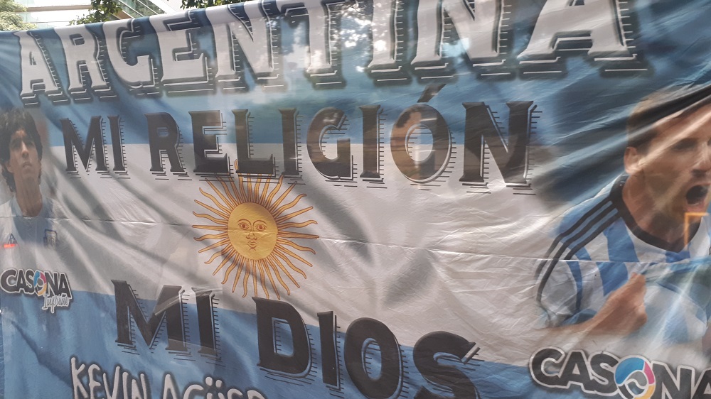 Banderazo Copa América Fede Jelic
