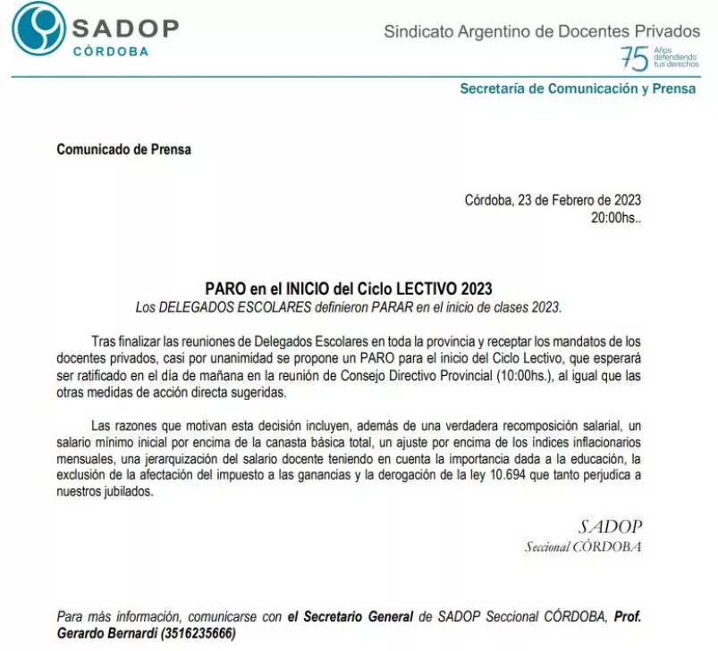 sadop-comunicado