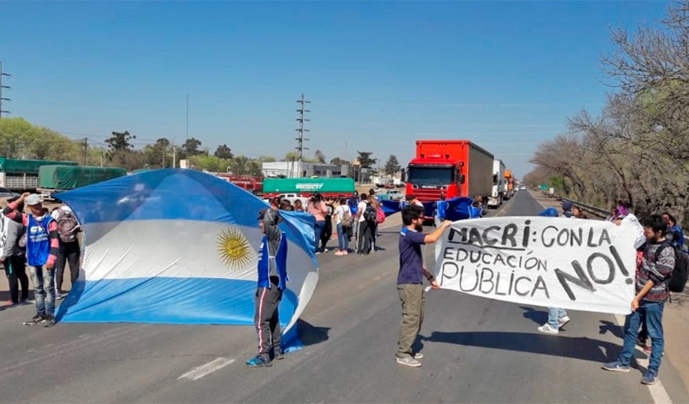 protesta en Río Cuarto