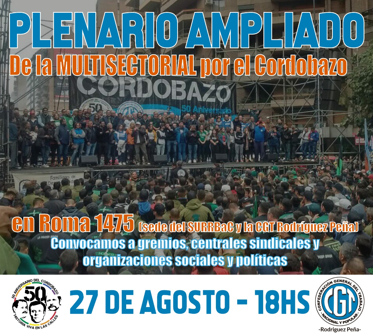 Plenario ampliado Conflicto en Surrbac