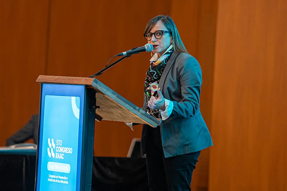 Gabriela Barbás en el 5 Congreso de la RAAC (Gobierno de Córdoba)