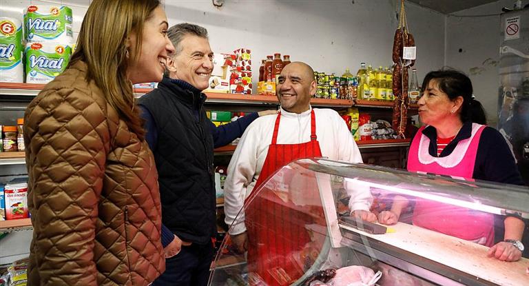 Macri y Vidal timbreo