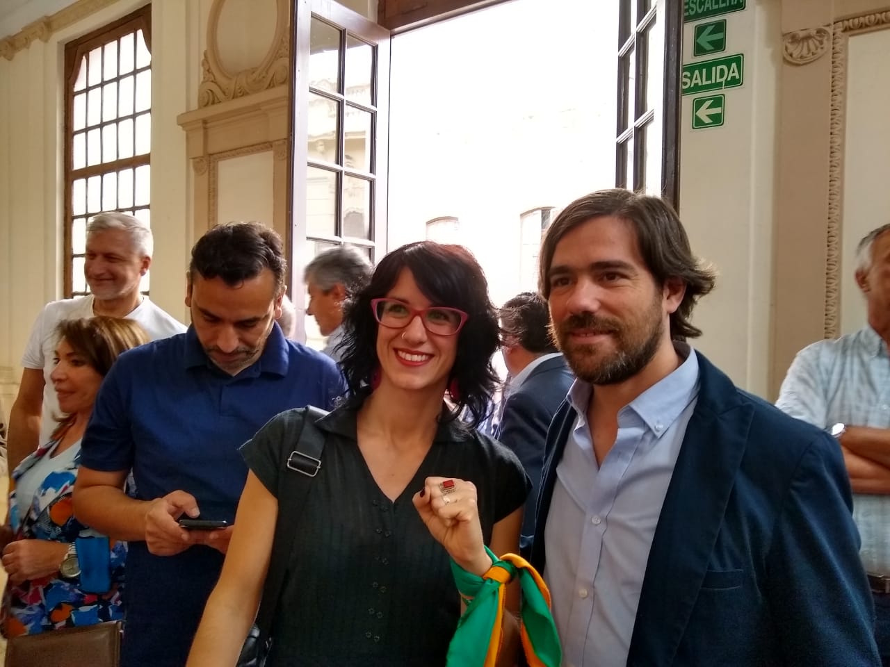 Laura vilches y Nicolás del Caño