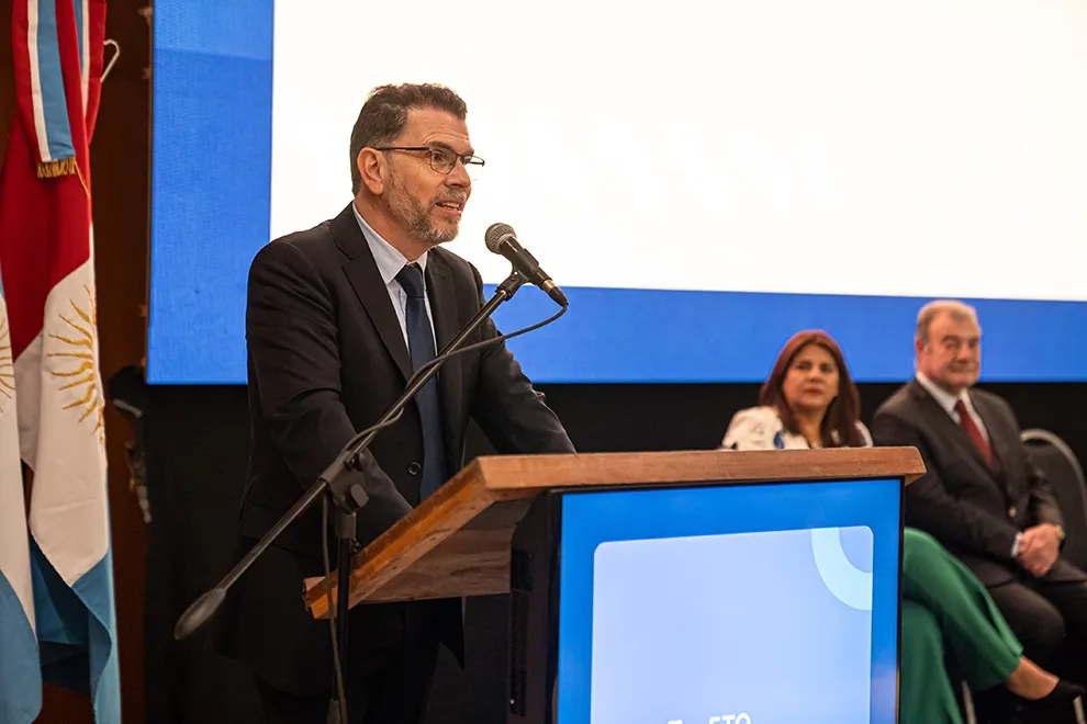 Darío Gigena Parker en el 5 Congreso de la RAAC (Gobierno de Córdoba)