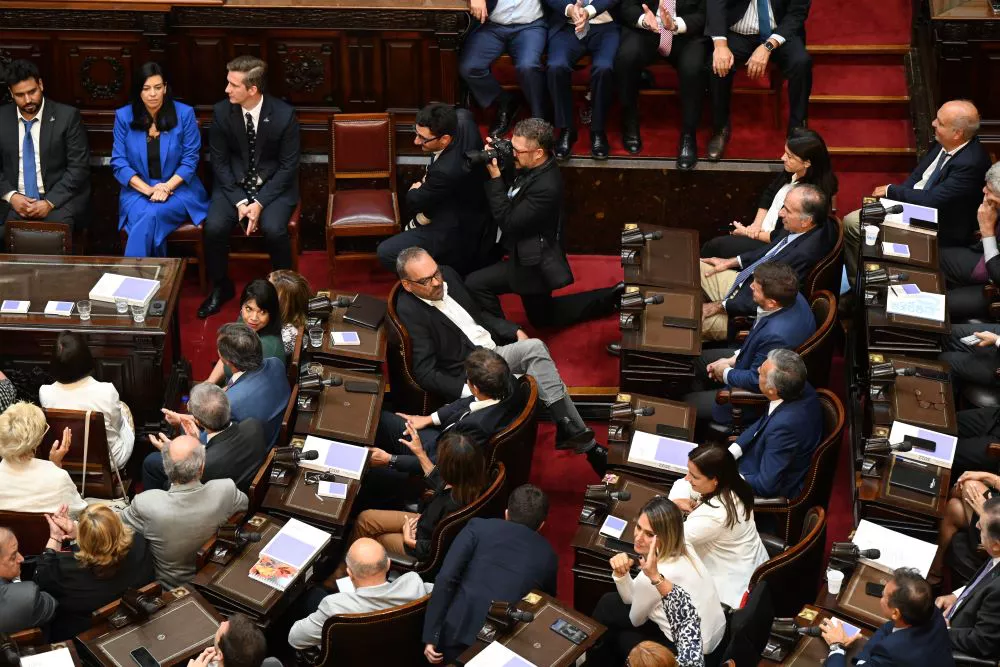 Opositores en el Congreso by Télam