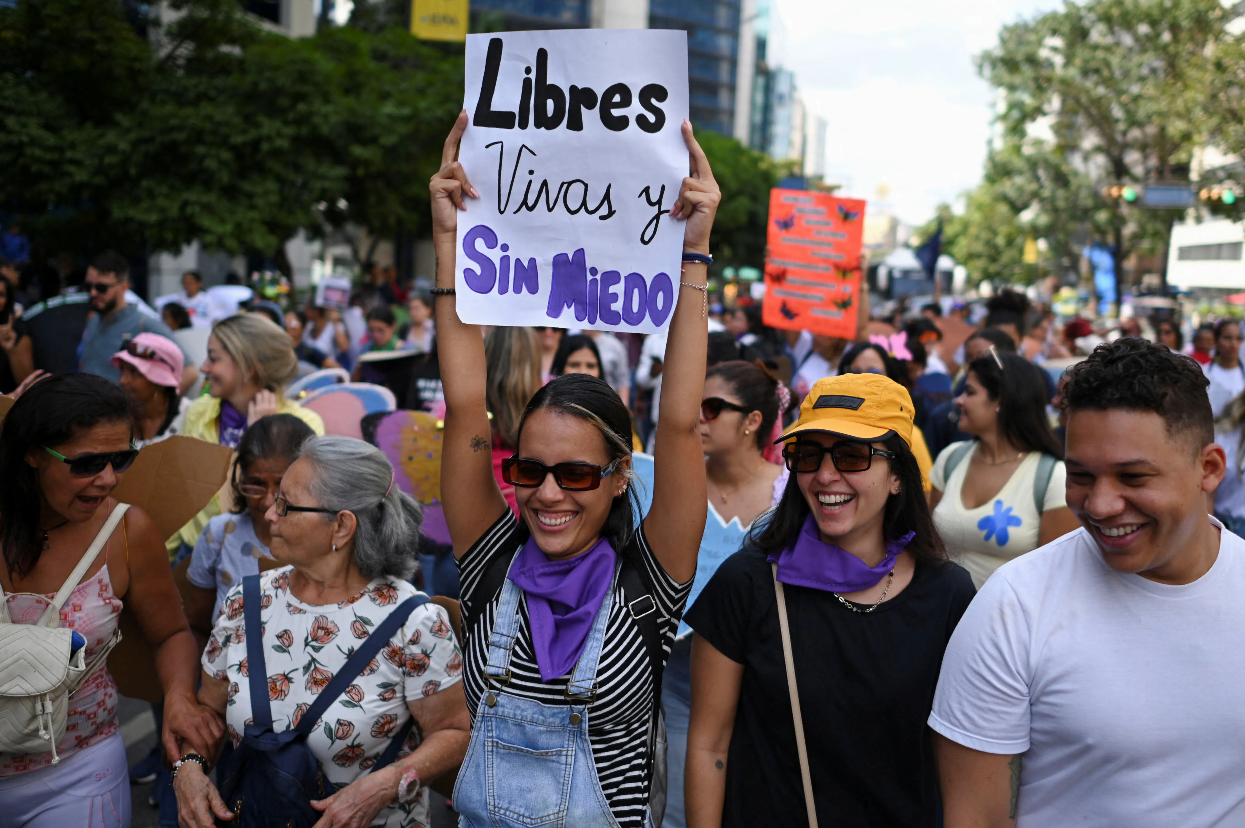 Marcharon en todo el mundo contra la violencia hacia las mujeres