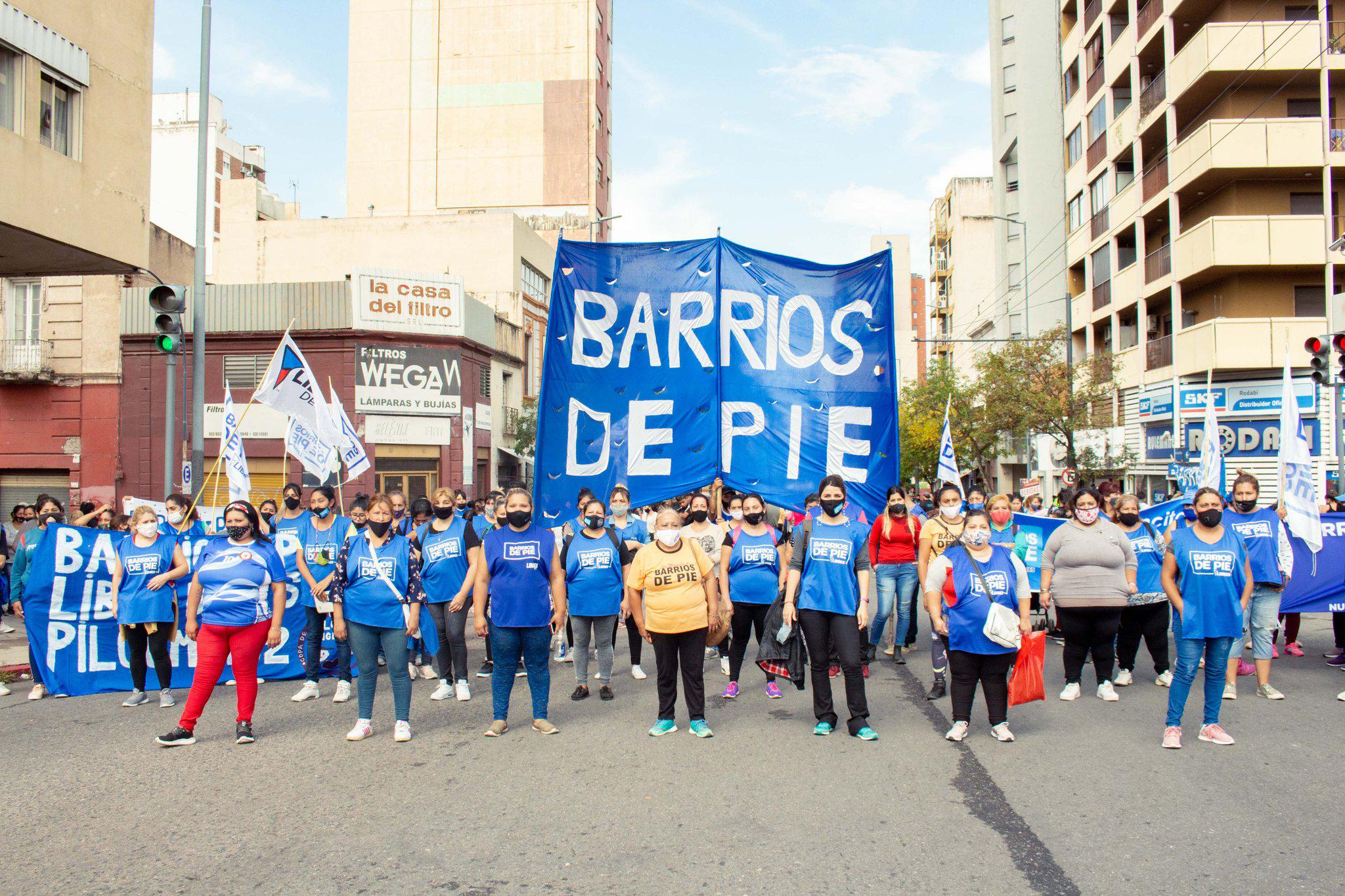 Contra el ajuste y la pobreza, Barrios de Pie se movilizó en Córdoba