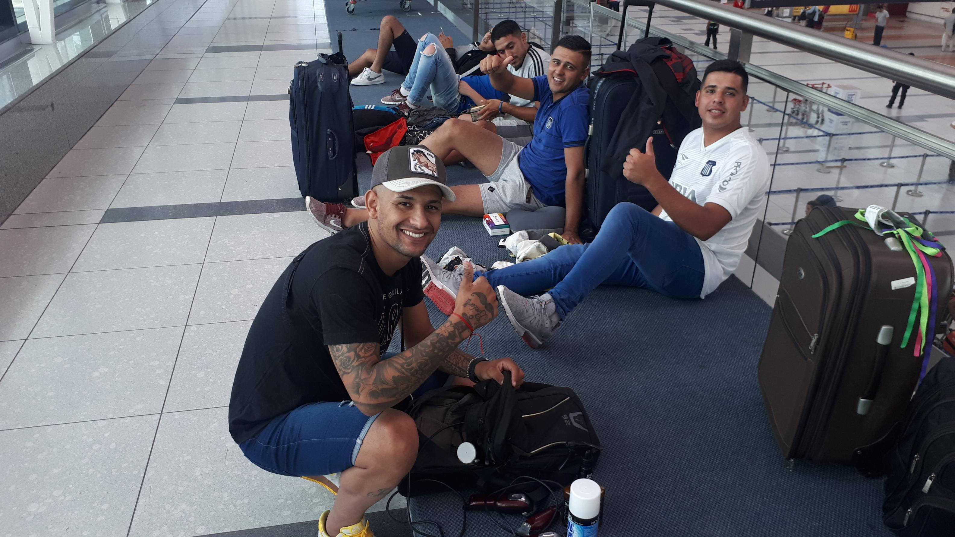 El peluquero del plantel de Talleres, presente para ir a Sao Paulo