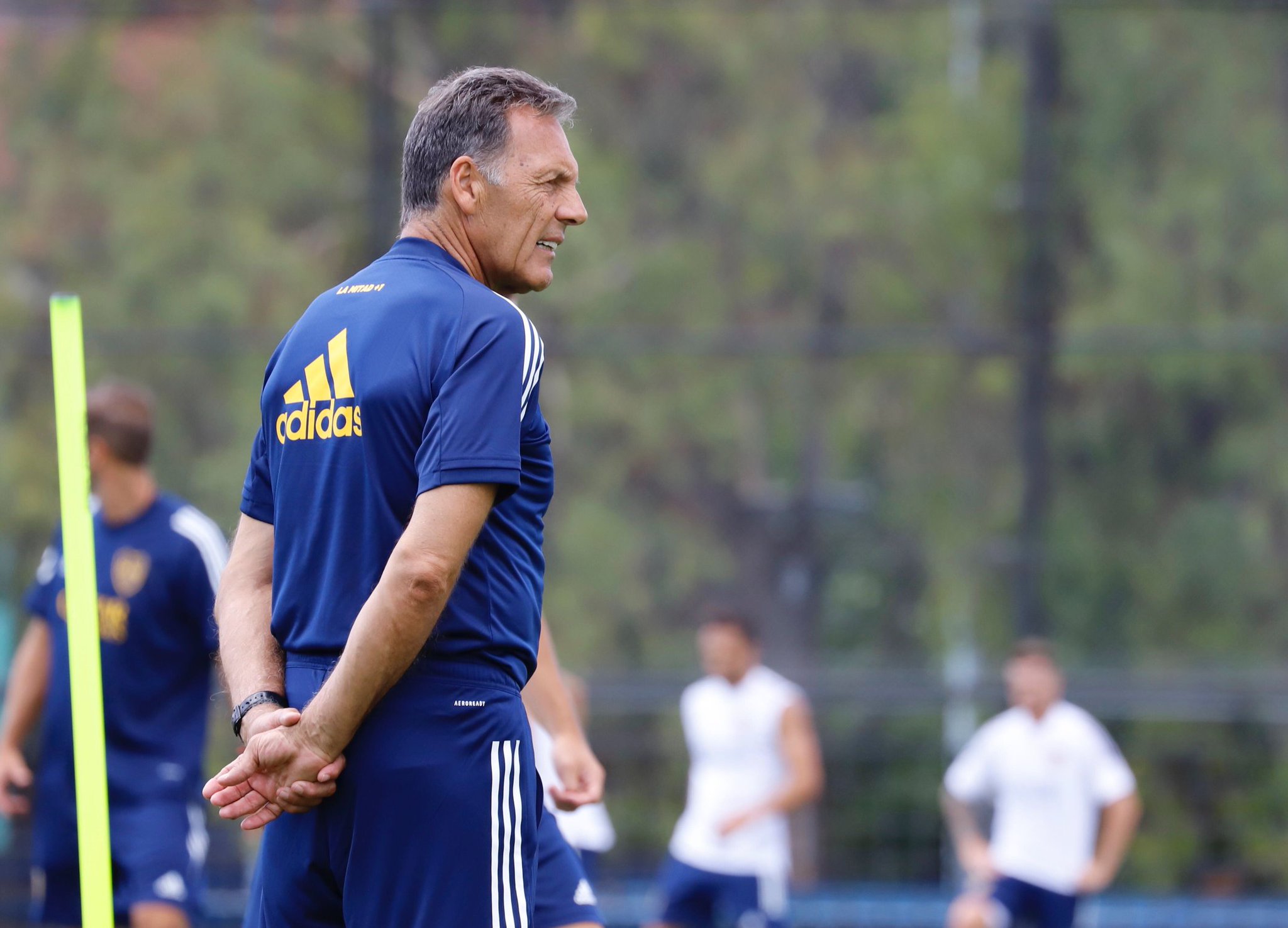 Boca arrancó la pretemporada, con Tevez... y Román observando