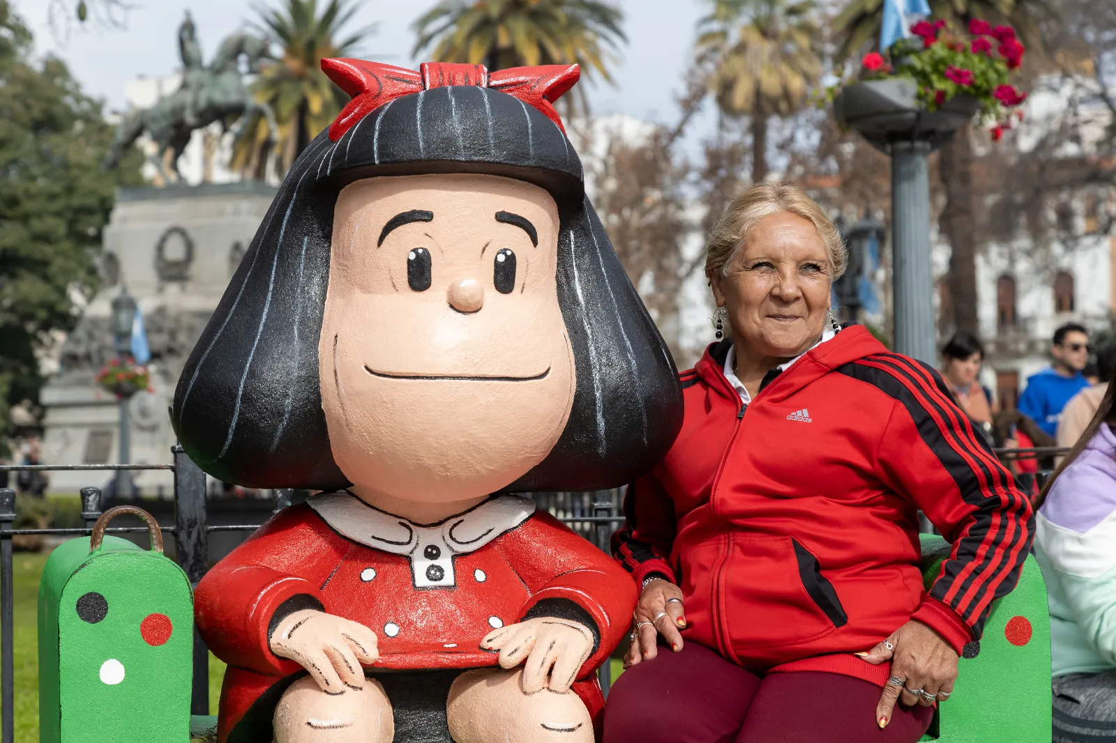 Mafalda, Clemente y Trapito ya forman parte del paisaje urbano de la Ciudad