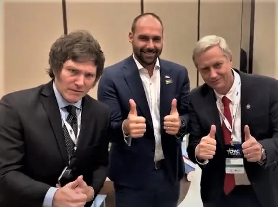 Milei Bolsonaro y Kast