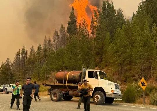 Incendios en Chubut