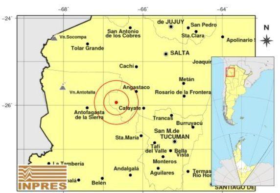 sismo en Salta