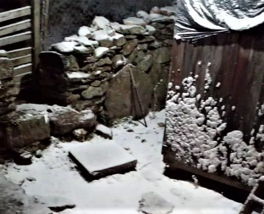 Nieve en las sierras (Municipalidad de Villa Yacanto)