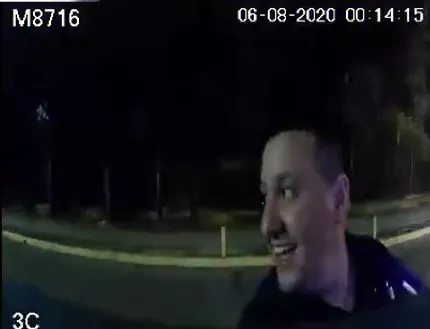 Captura sonrisa policías Blas Correas