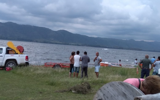 Rastrillaje Dique Los Molinos 25 - 01 - 2019
