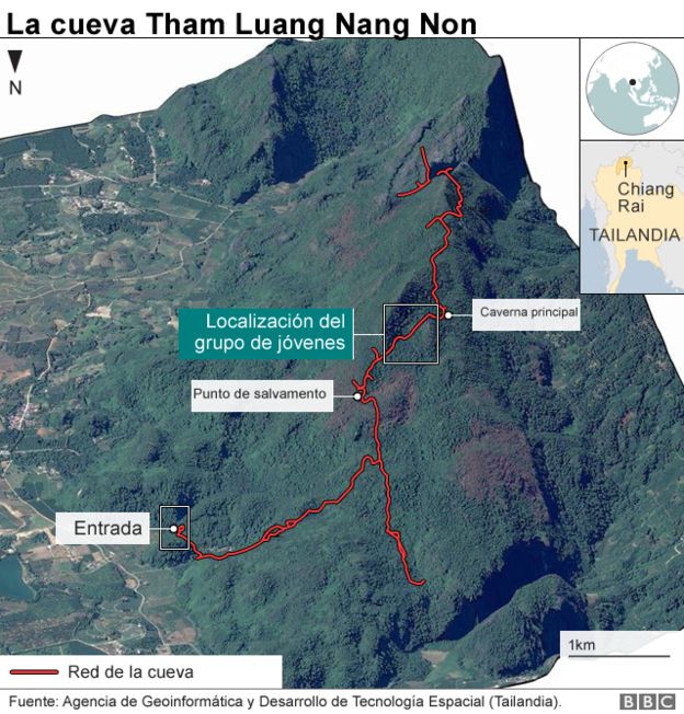 Tailandia niños rescatados by BBC